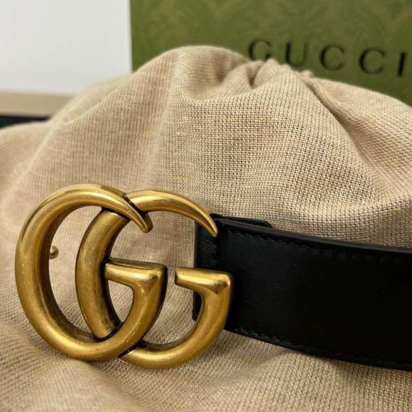 Gucci Accessories - Gucci GG Marmont Thin Belt